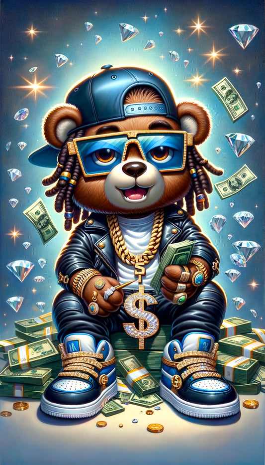 Hip Teddy Bear Money Shot Image