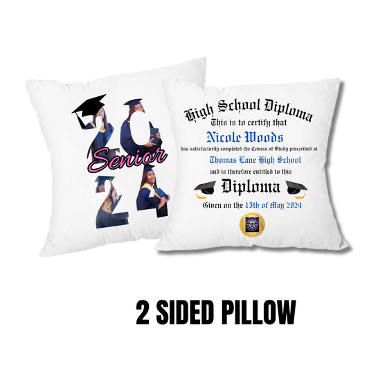 Senior Grad Pillow Template -Digital Only